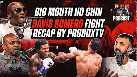 Davis vs Romero Big Mouth, No Chin, What’s Next for Tank and Rolly? Tune in to the Fight Recap